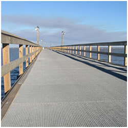 Clear Fiberglass Stair Treads